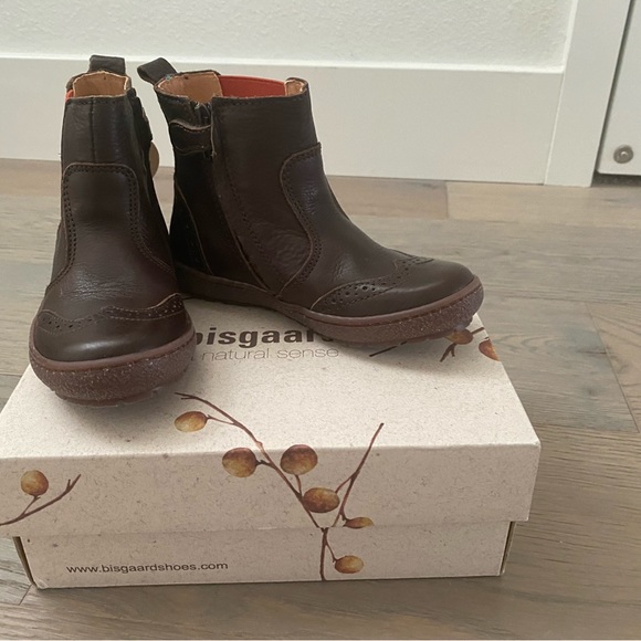 Bisgaard girls leather boots shoes - Picture 3 of 3